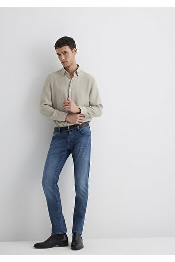 Mavi Beige Modal Shirt Regular Fit 0211386 -70100
