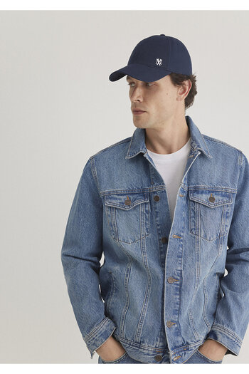 Mavi Drake Classic Indigo Blue Denim Jean Jacket - 010143 -89136