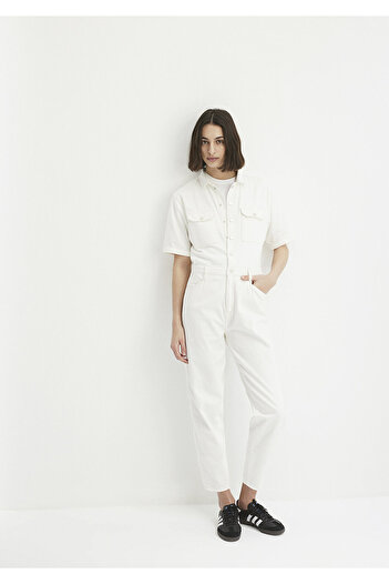 Mavi Doria Icon Off-White Jean Jumpsuit 101265 -86431