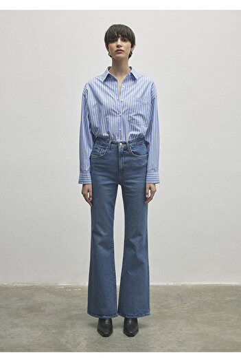 Mavi Pantaloni Los Angeles Indigo Si Jean - Denim clasic 1010349 -86463