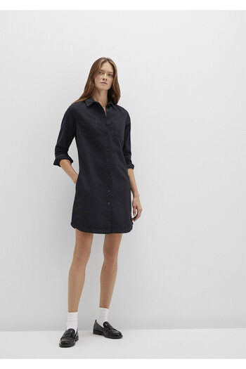 Mavi Liz Casual Anthracite Jean Dress 130656 -34926