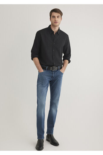 Mavi Black Shirt Fitted / Close-fitting Cut 020579-900