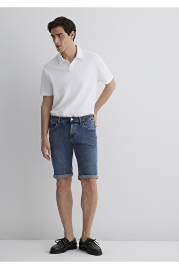 Mavi Nicholas Black Misty Dark Jean Shorts 0416084465