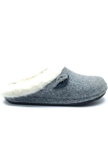 KOCAMANLAR Bento K-9529 Home Slippers Orthopedic Women's Slippers Gray
