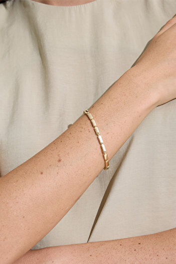 Manuka Rondia tamtur bracelet gold