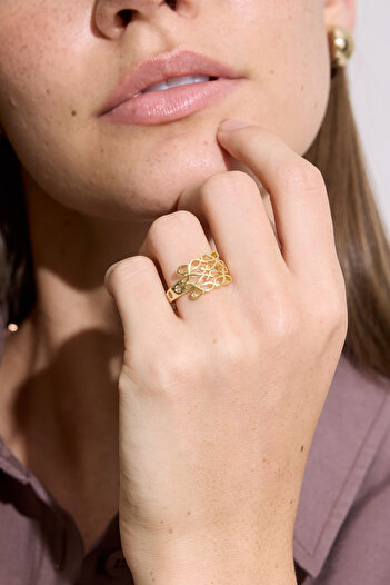 Manuka Eira Zircon Stone Ring Standard