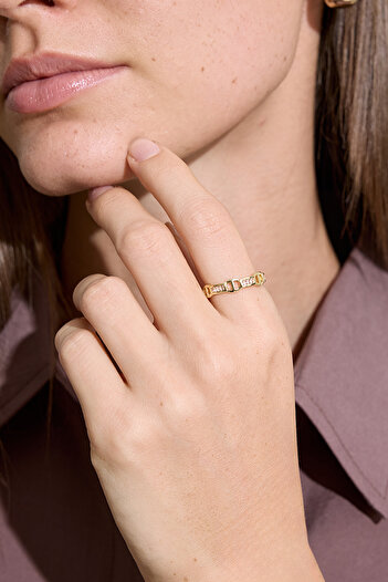 Manuka Lush zircon stone chain ​​ring standard