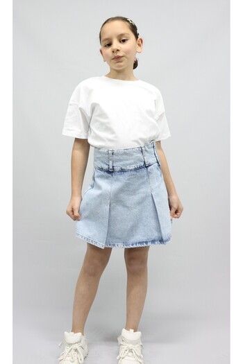 Ede Tekstil SEZON NOU FETE JEANS SHORTS FUSTA