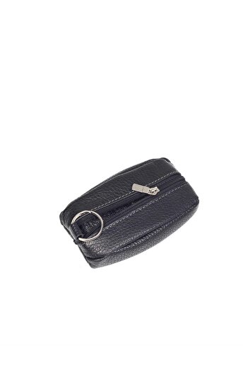 Aka Deri Leather Black Keychain 049 2