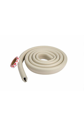 Empria Banda protectie forma U pentru muchii si margini, 3.5x0.7x200 cm, Gri, banda moale protectie bebe