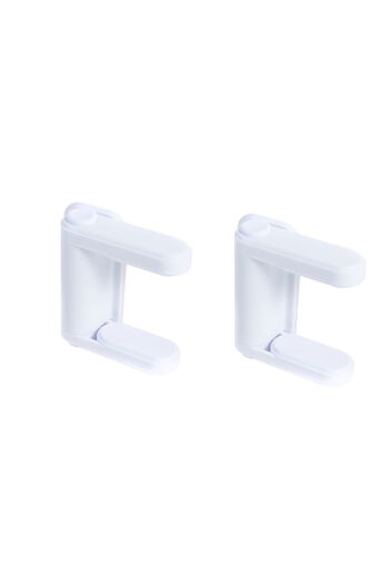 Empria Set 2 blocatoare pentru clanta usa, alb, protectie bebe, siguranta usi copii