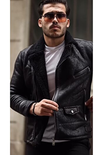 PRİFALDİ Men's Fur Napa Leather Coat