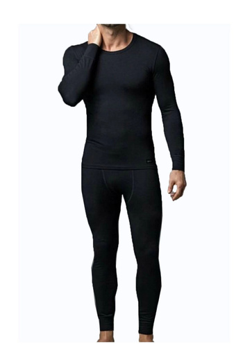 Tutku Men's Thermal Underwear Undershirt Top and Bottom Undershirt Set