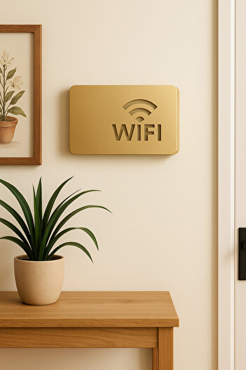 VENON Mat Gold Metal Wifi Modem Storage Box 24Cmx18Cm Pc Computer Cable Hider Decorative Box