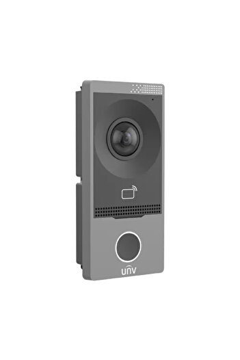 Uniview Stație videointerfonică de exterior TCP/IP, IR, Wi-Fi, IK08 - UNV OEU-201S-HMK-W