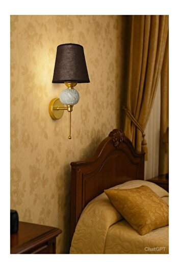 DEDE Single Perge Applique Cream Color with Chinese Dark Brown Hat
