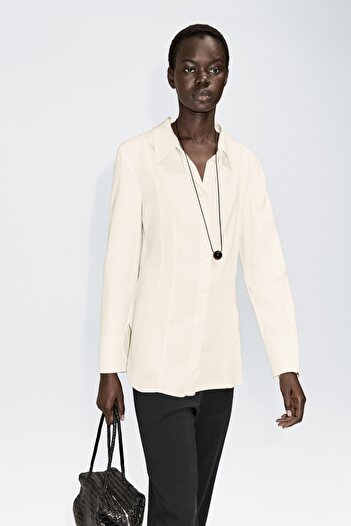Massimo Dutti fluid fitted shirt