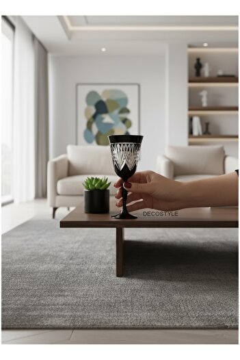 DECOSTYLE Bella El Decor Crystal Cut Glass Goblet Cup (Paşabahçe)