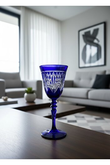 DECOSTYLE Bella Hand-Cut Glass Goblet (Pasabahce) Crystal Decoration