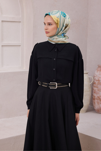 Belli Φουλάρι από καθαρό μετάξι 4219D (TWILL)-53