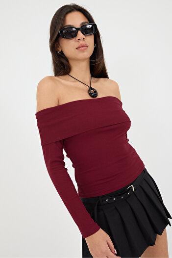 Addax Madonna Collar Modal Blouse B16829-N9
