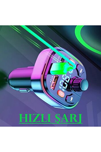 REDMOON RM-738 RGB IŞIKLI BLUETOOTH MP3 ÇALAR ARAÇ CİHAZI TRANSMİTTER ARAÇ KİT CİHAZI