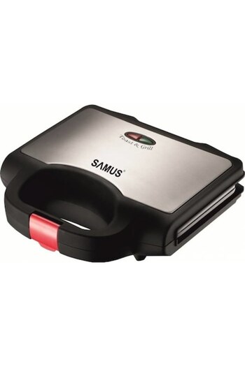 Samus Aparat de făcut sandvișuri STG-750BX, 750 W, Placi tip grill, anti-aderente