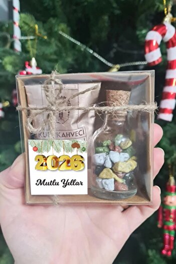 PEKSHOP Δώρο Πρωτοχρονιάς Κουτί δώρου σοκολάτας τουρκικού καφέ Σετ 5 τεμαχίων Δώρο Πρωτοχρονιάς