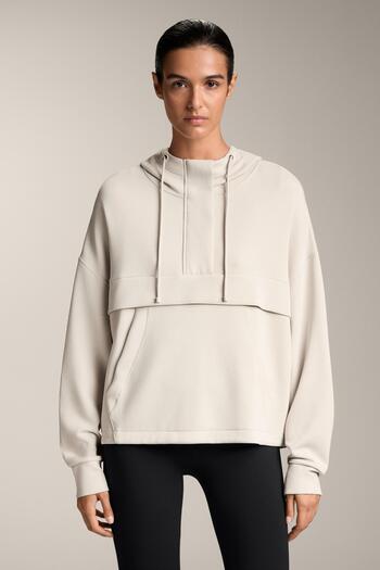 Oysho Soft-touch sweatshirt with modal and zip