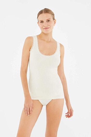 Dagi Ecru 2-Piece Camisole Women's Undershirt