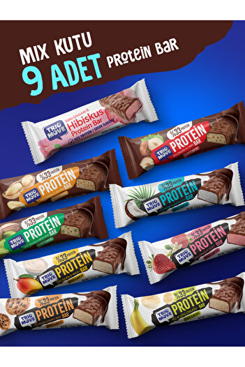 TrioMove Protein Bar 9'lu Tanışma Paketi 50 Gr. X 9 Adet Trio Move