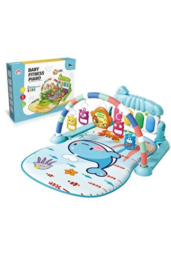Smart Vibe BambinoGym Multifunctional Piano Mattress and Activity Center, Music and Lights, Arcade with Ju