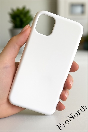 ProNorth iPhone 11 Compatible Case Velvet Silicone Cover with Logo Inside