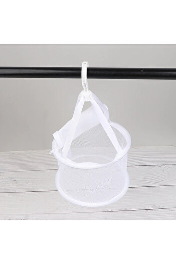 Rotixfy Drying Mesh with Lid for Makeup Sponges and Brushes, Mini Mesh, White