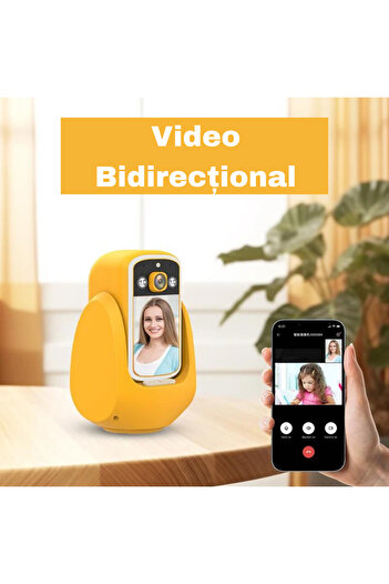 Rotixfy Baby Monitor Camera, Audio Call, Night Vision, Quick Call, 1080P, 64GB Included