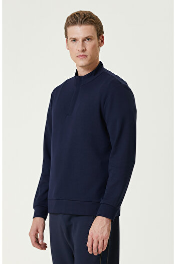 Network Lacivert Sweatshirt