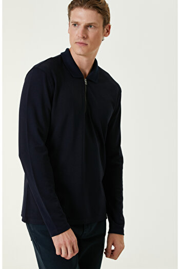 Network Lacivert Sweatshirt