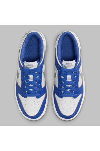 Nike Dunk low mavi beyaz deri unisex sneaker spor ayakkabı -HV6363-400