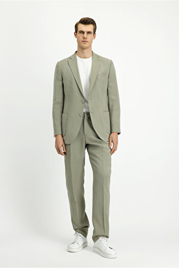 Kiğılı Regular Fit Elastic Waist Modal Blend Suit