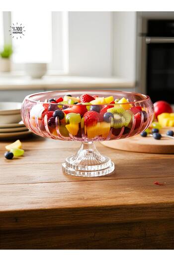 AKDEN STORE Handmade Crystal Decorative Tableware Presentation Bowl