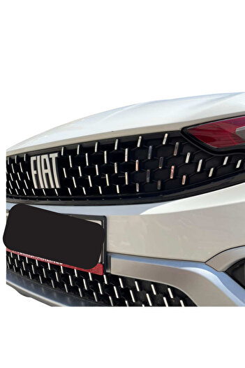 Fiat Egea Cross Ön Panjur Sticker Set Krom Şablonlu