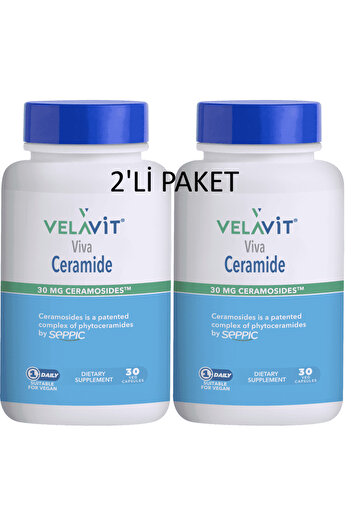 Velavit Viva Ceramide 30 Capsules 2 Pack