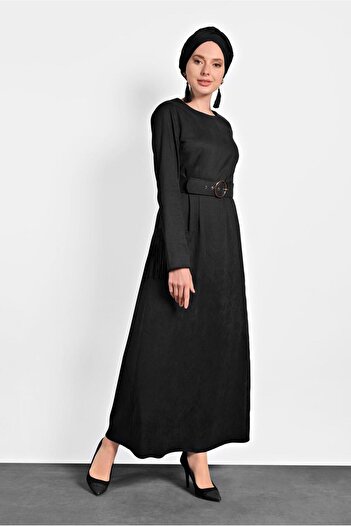 Alvina Suede Dress with Tasks 40192