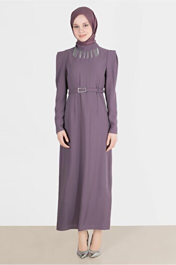 Alvina Padded Tassel Detailed Dress - 42526