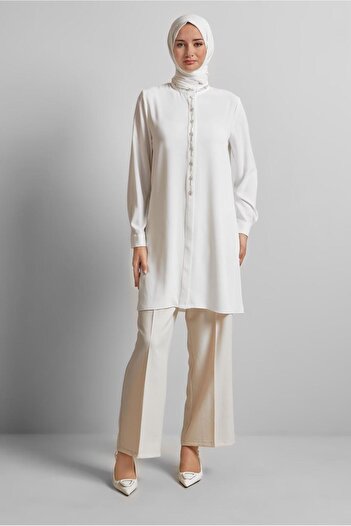 Alvina Stone Detailled Tunic 45619