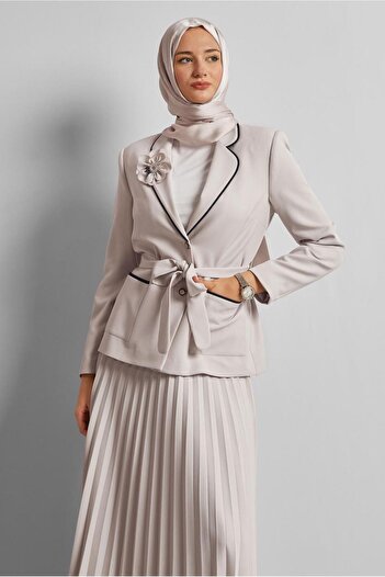 Alvina Belted Skirt Suit 30531