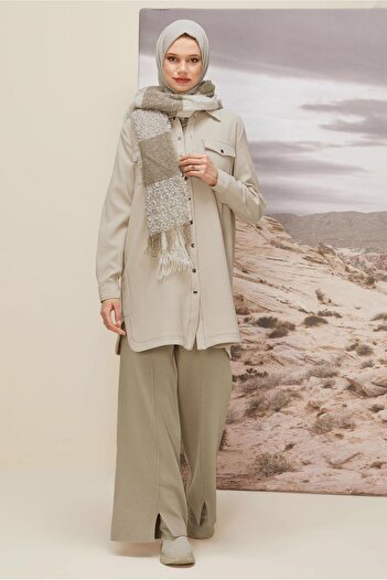 Alvina Tunic with Shirt Collar 45987
