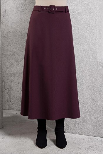 Alvina 60628 Model Belted Skirt