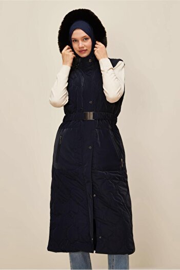 Alvina Hooded Puffer Vest 90588