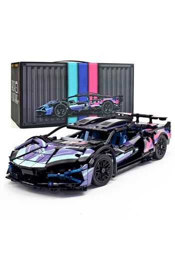 Choice CAR Remote Control APP Race Car with LED Lights Building Blocks Set Adults Kids 1:14 Supercar Collec
